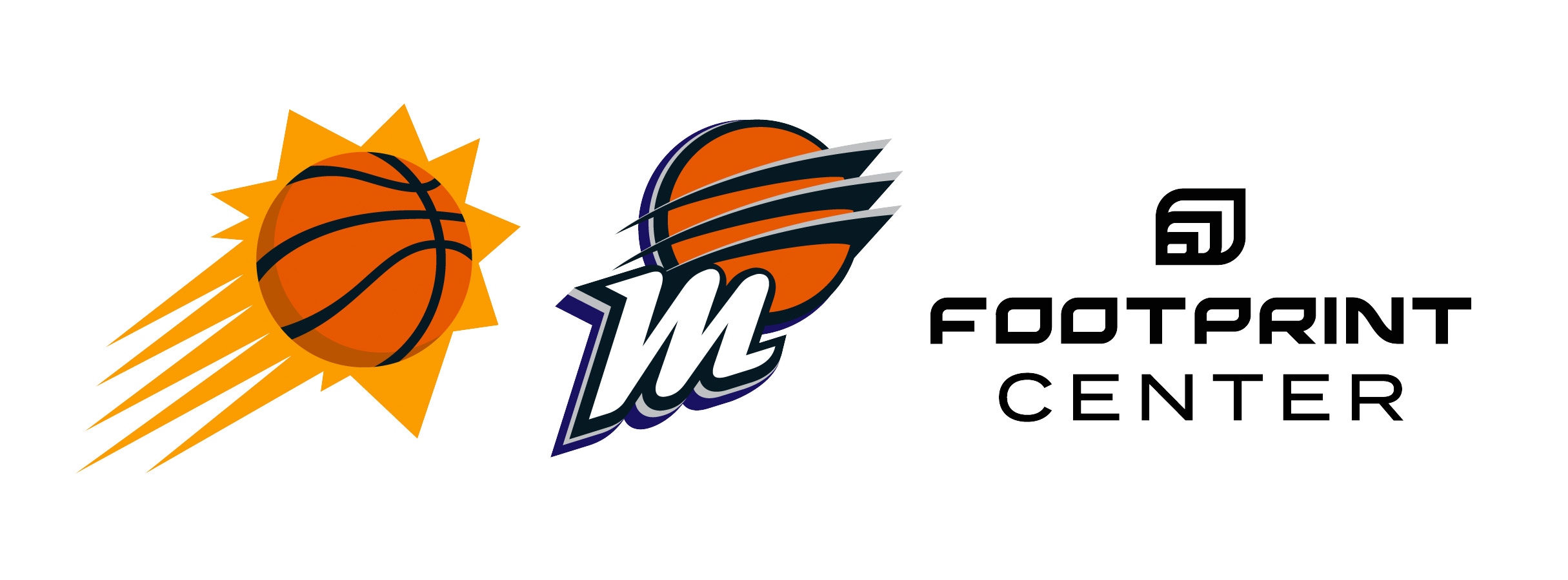 Suns Mercury and Footprint logos