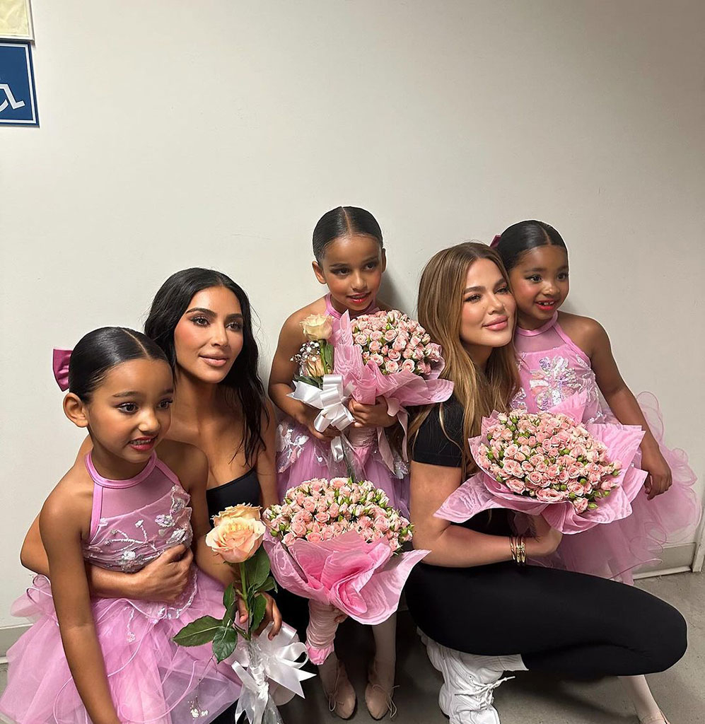 True Thompson, Khloe Kardashian, Chicago West, Kim Kardashian, Dream Kardashian, Dance Recital, Instagram, 2024