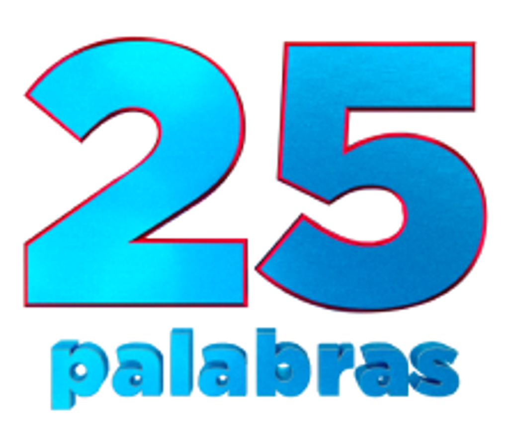 25 palabras