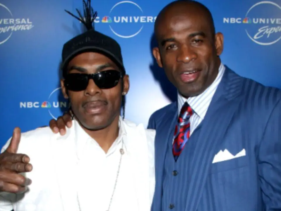 Coolio and Deion Sanders