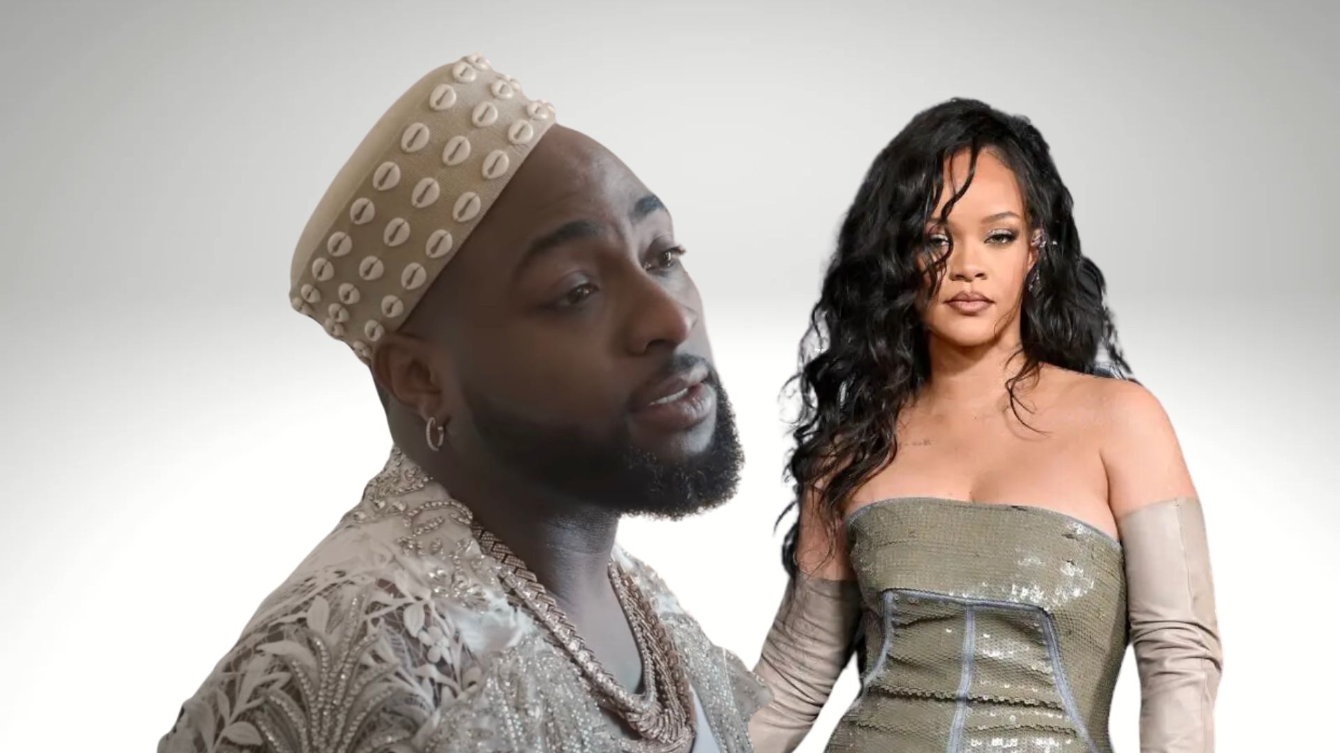 Davido and Rihanna at AllHipHop