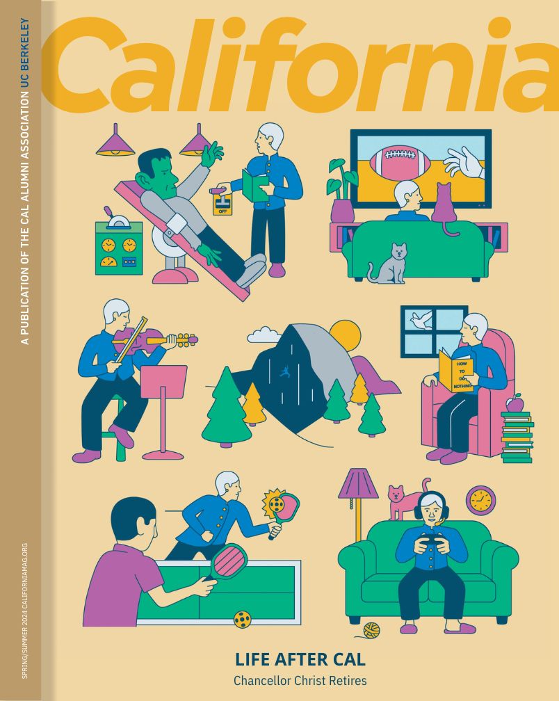 Cover of the latest California Magazine issue.