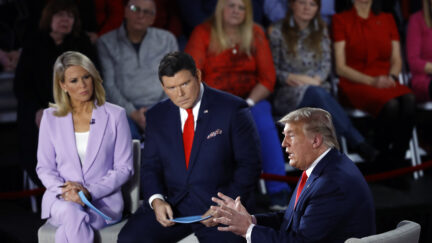 Martha MacCallum, Bret Baier and Trump