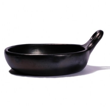 Black Clay, La Chamba Round Sauté Pan