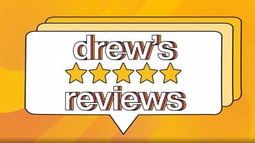 drew's reviews logo