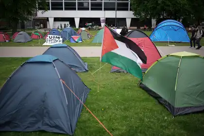 Leeds Palestine encampment removed after threat of legal action