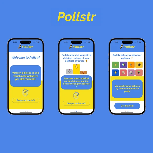 The Pollstr app (Photo: Tiger Solomons-Tibi, Kevin El-Sayed)