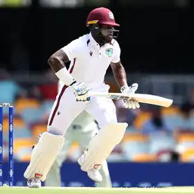 West Indies skipper Kraigg Brathwaite, who is in youth was beneficiary of an award sponsored by the cricket-loving Lord Gavron (Getty Images)