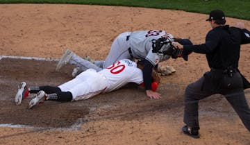 Willi Castro scored on a wild pitch in the seventh inning on Opening Day, one of only two runs in the Twins' 4-2 loss to Cleveland.