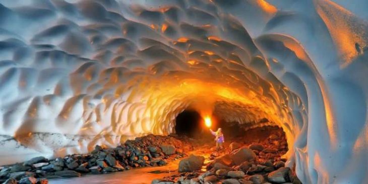 cave and fire