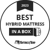 Best Hybrid Mattress in a Box Award Badge