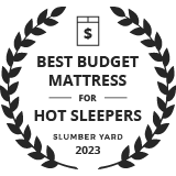 Best Budget Mattress for Hot Sleepers Award Badge