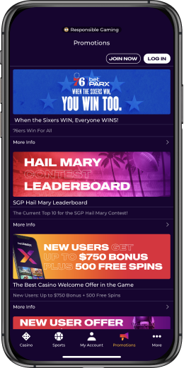betPARX Casino App Promotions