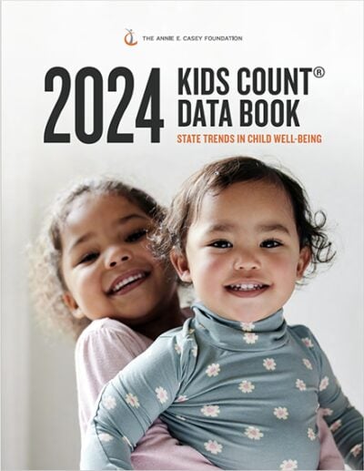 Aecf 2024kidscountdatabook cover 2024