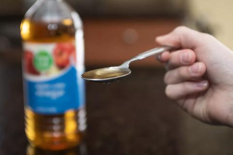 Spoonful of apple cider vinegar