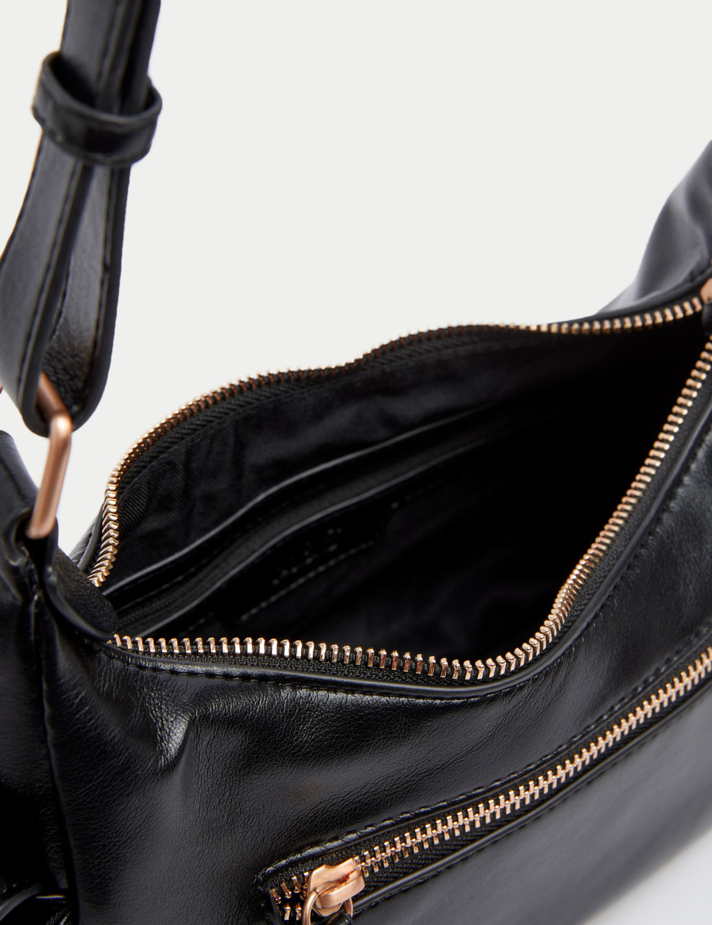 Faux Leather Utility Shoulder Bag 4 of 4