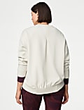 Pleat Back Oversized Yoga Sweatshirt