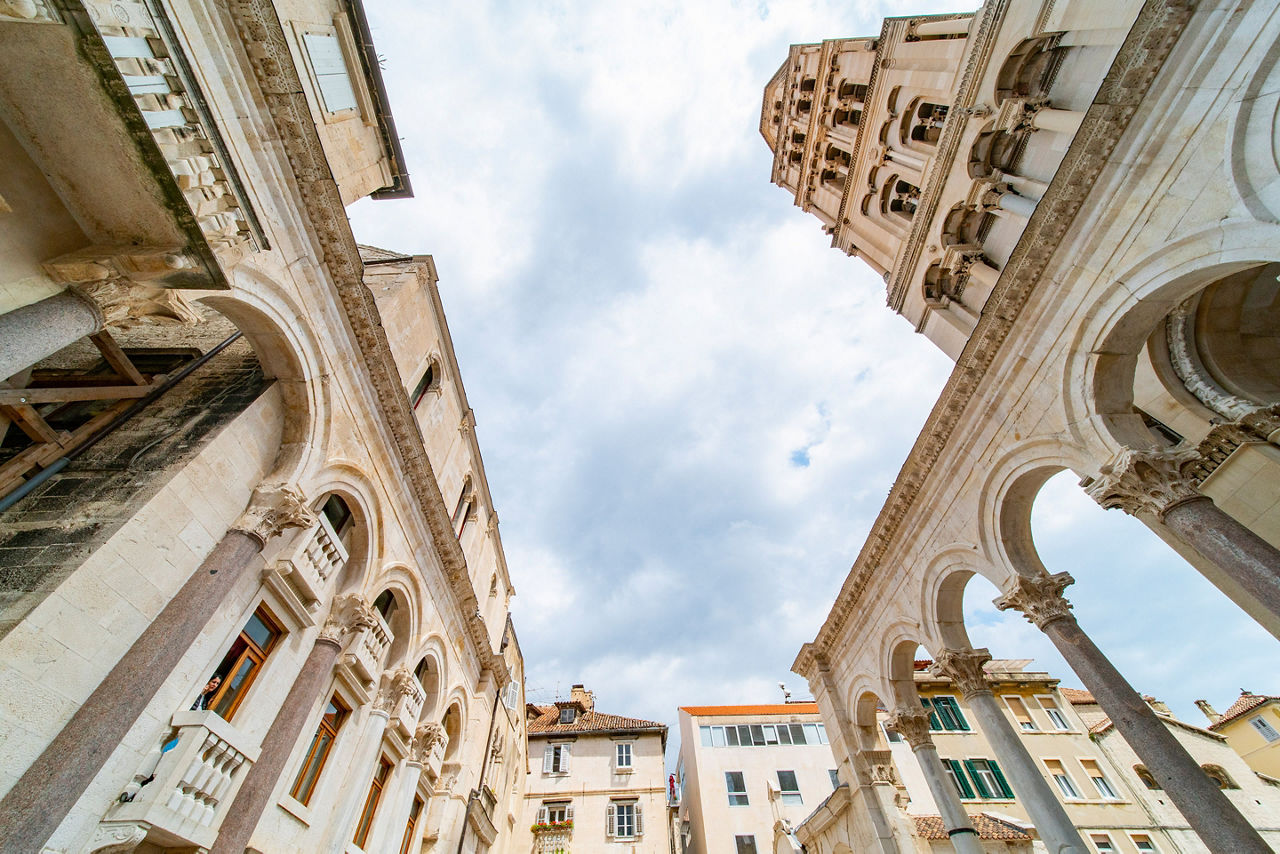 Croatia Diocletian Palace Tour Close Up