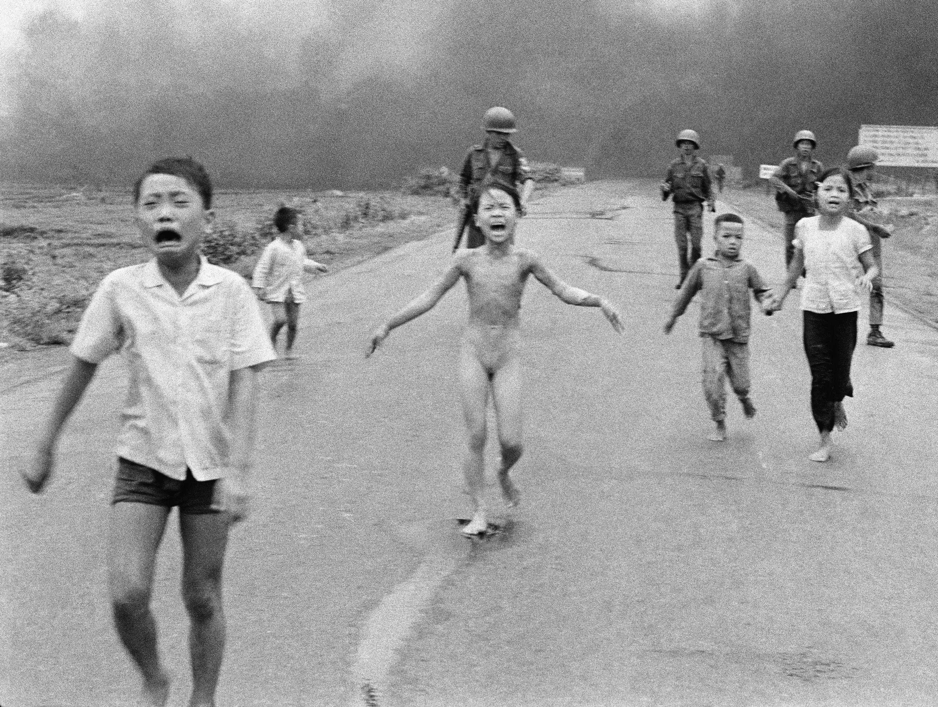 &quot;The Terror of War,&quot; Nick Ut's 1972 Pulitzer Prize-winning photo of children fleeing a napalm attack.