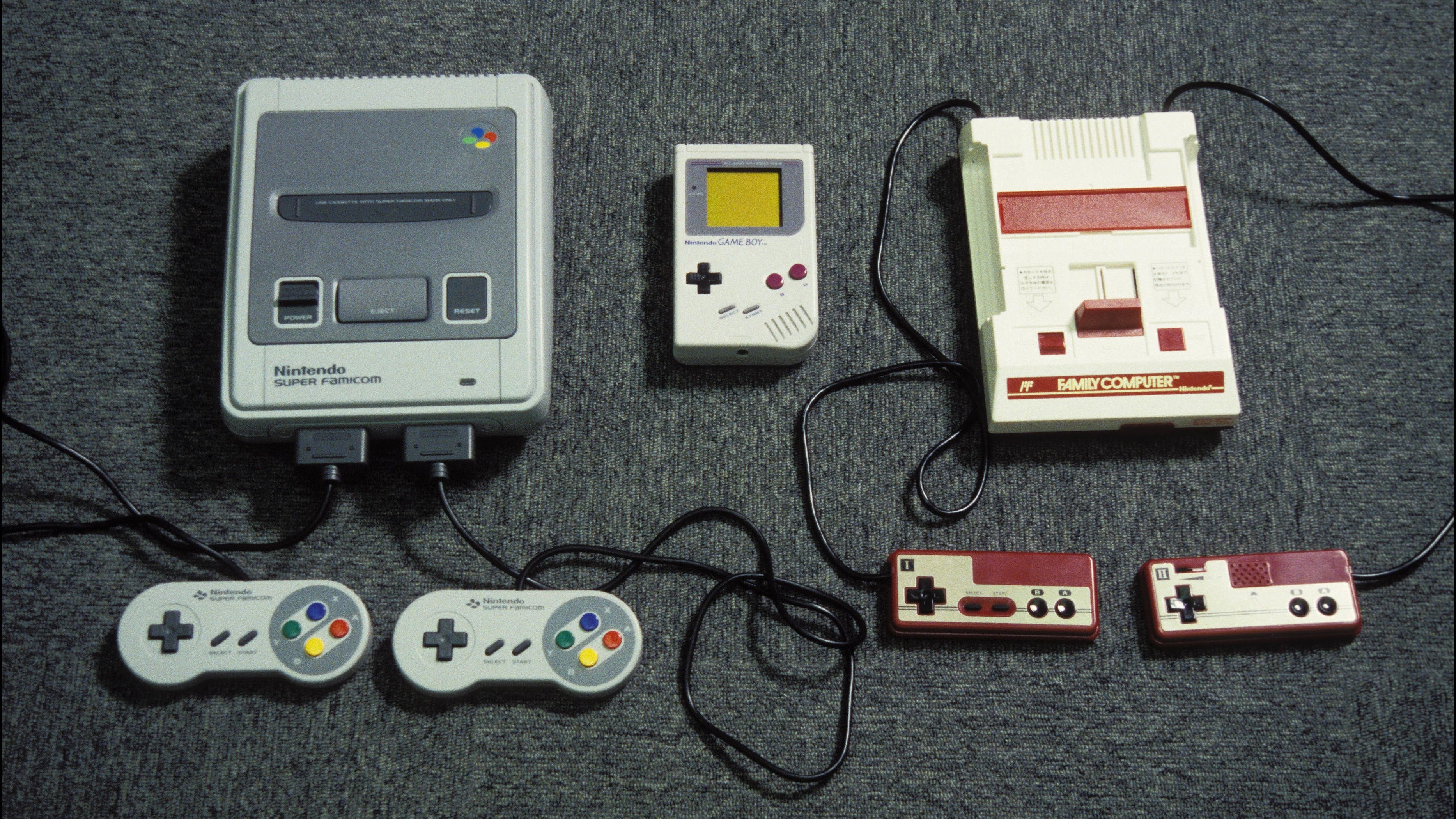 Nintendo game consoles In Japan circa 1992