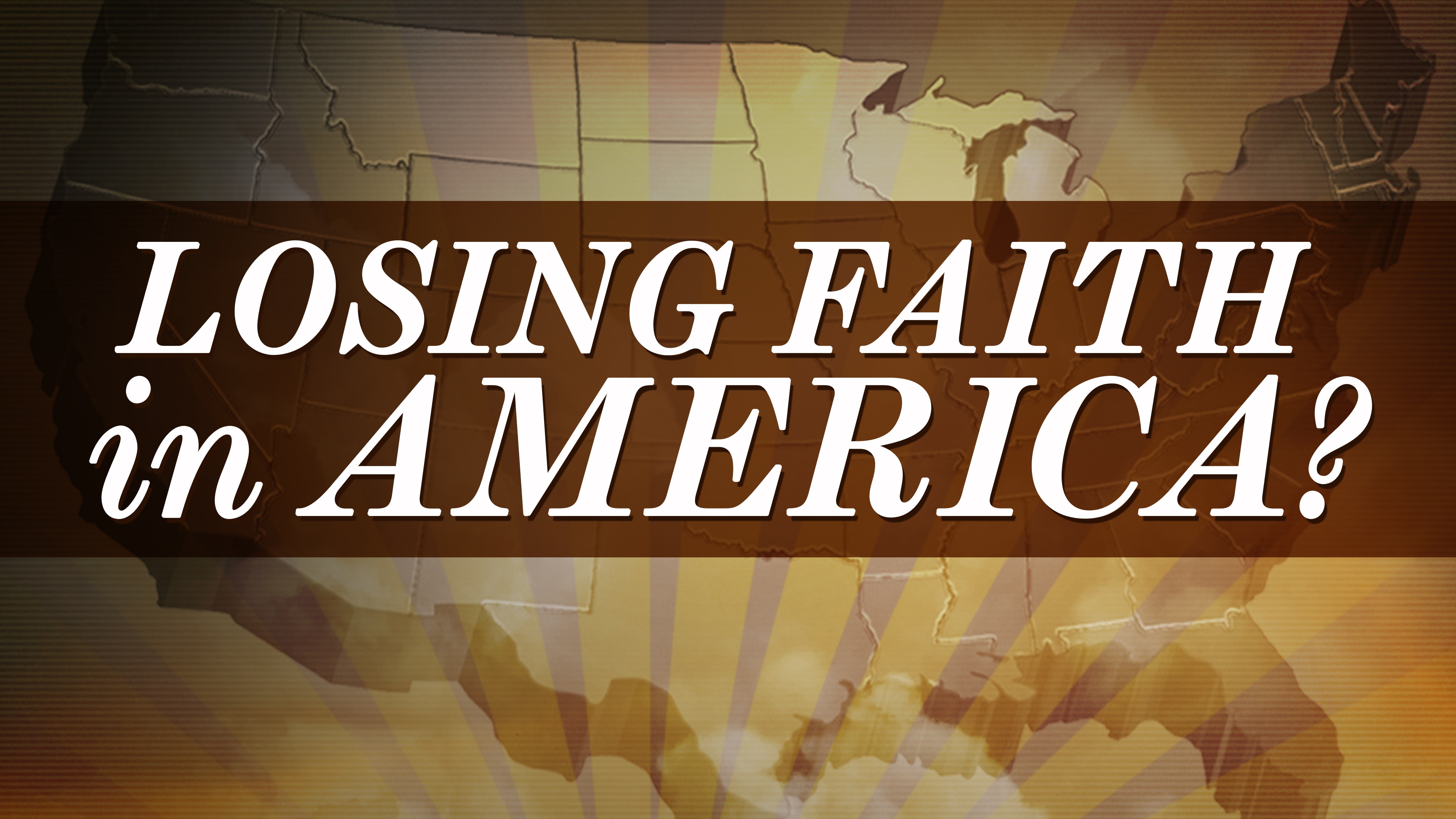 Losing Faith in America?