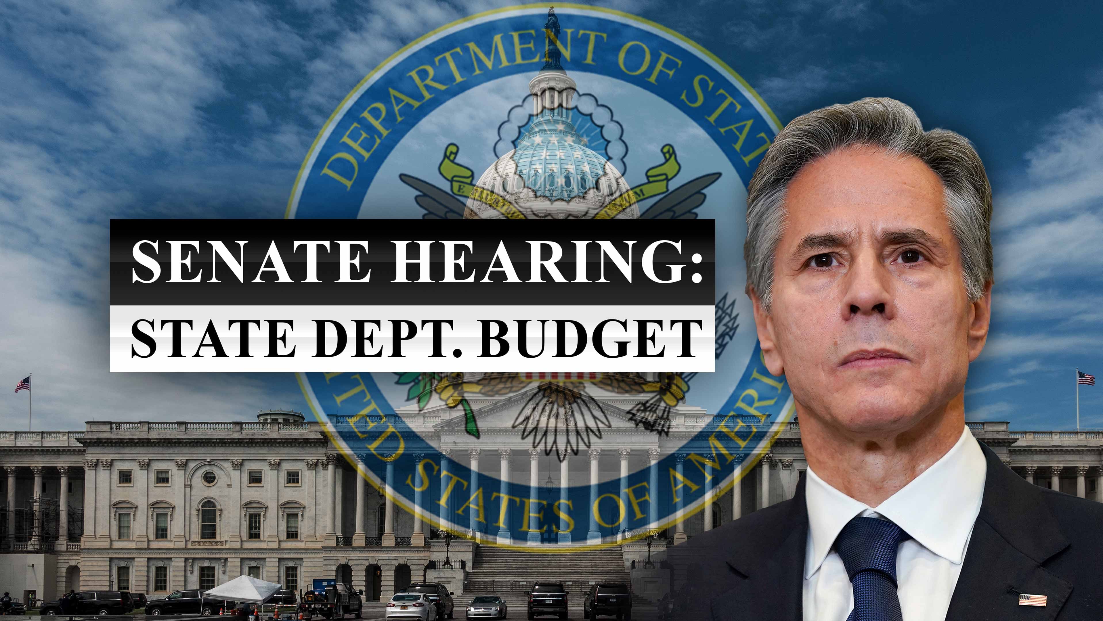 Senate Hearing: State Dept. Budget