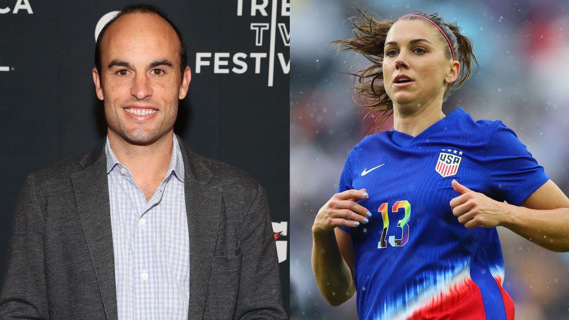 Landon Donovan Alex Morgan split