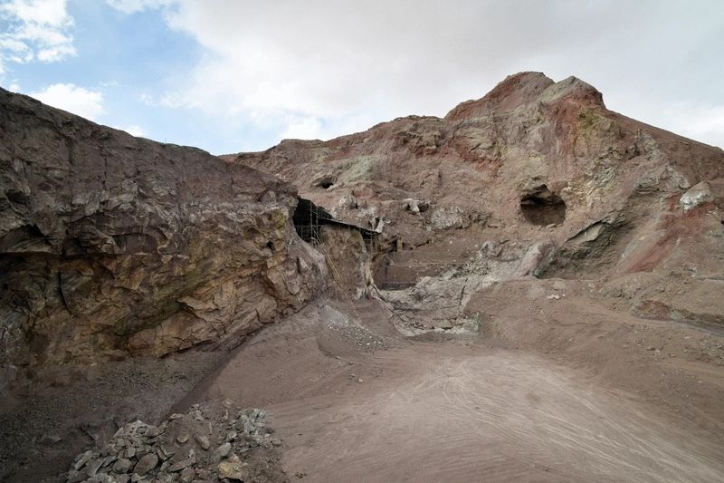 Ancient salt mine in Iran