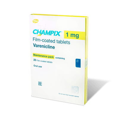 Champix 1mg tablets