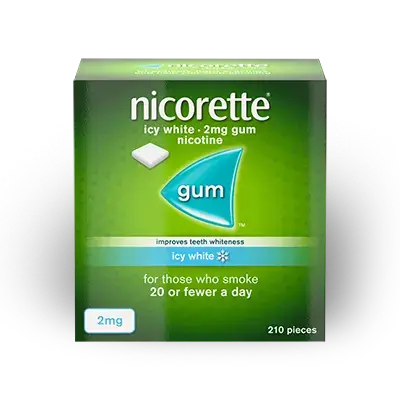 Nicorette Icy White 2mg Gum