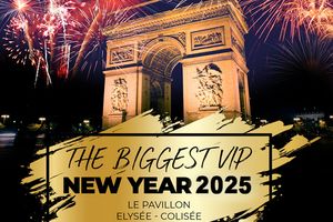 Affiche LE + GROS REVEILLON VIP DE FRANCE PRIVATE CLUB 2025 DANS LE PLUS GROS CLUB DES CHAMPS ÉLYSÉES + DE 1000M2 LE PAVILLON CHAMPS ELYSÉES COLISÉE PARIS