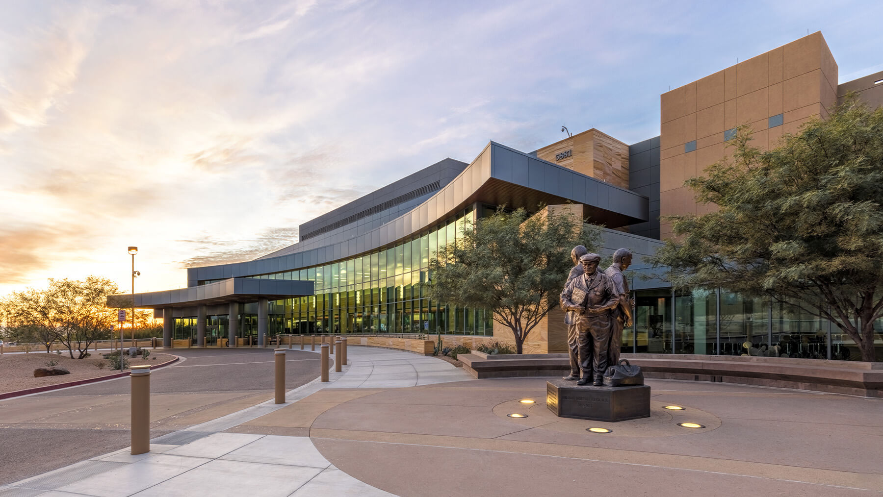 Edificios en la sede de Mayo Clinic en Phoenix, Arizona