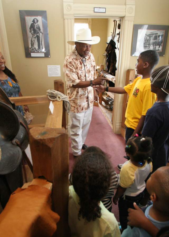 Interior shot of the Black American West Museum