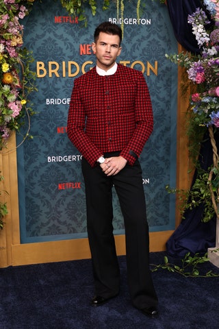 NEW YORK NEW YORK  MAY 13 Luke Newton attends Netflix's Bridgerton Season 3 World Premiere at Alice Tully Hall Lincoln...