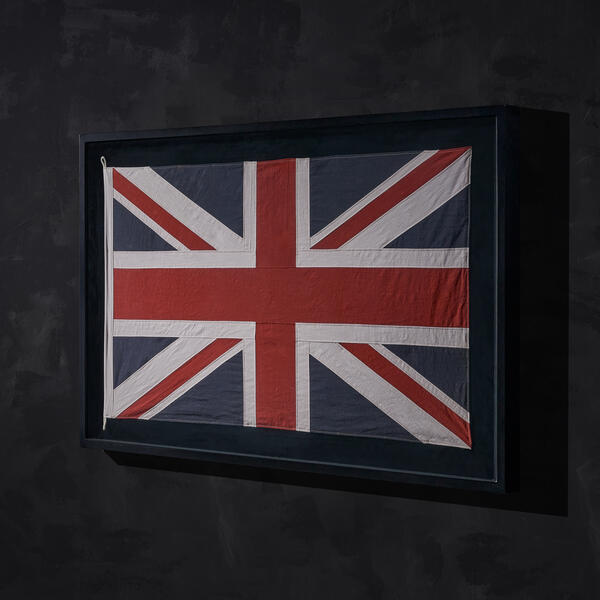 flag shadow box uk wallart detail 3