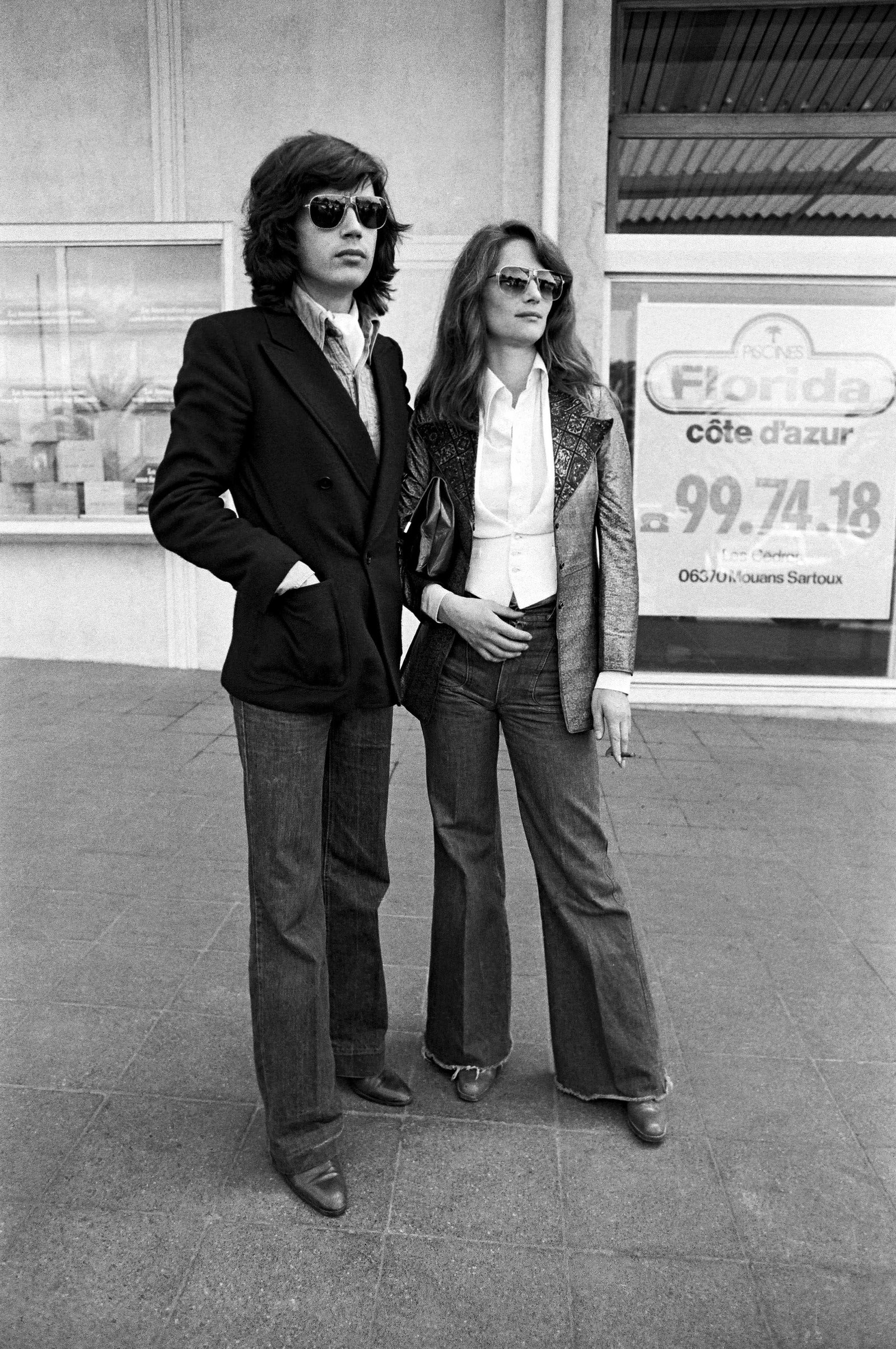 Charlotte Rampling and Jean Michael Jarre