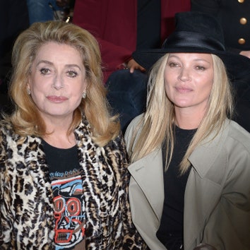 Kate Moss and Catherine Deneuve Pull a Freaky Friday at Saint Laurent