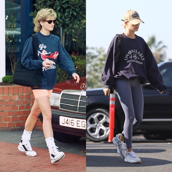 Hailey Bieber Updates Princess Diana’s Iconic Sporty Style