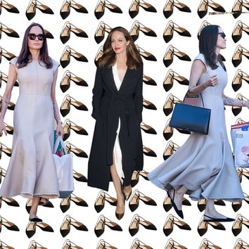 Angelina Jolie Finds the Perfect Weekend Flats&-And They’re Under $200