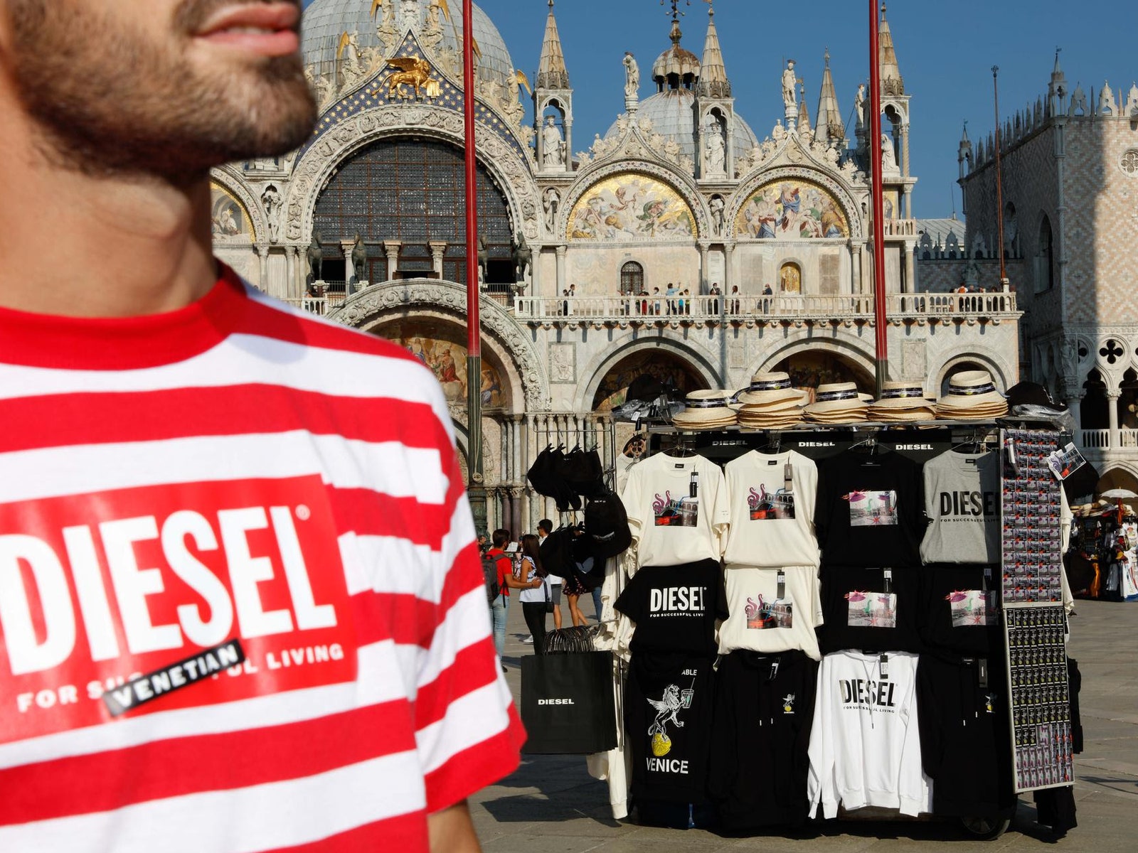 With Indoors Shopping on Hold, Diesel Sets Up an Outdoor Stall in Venice