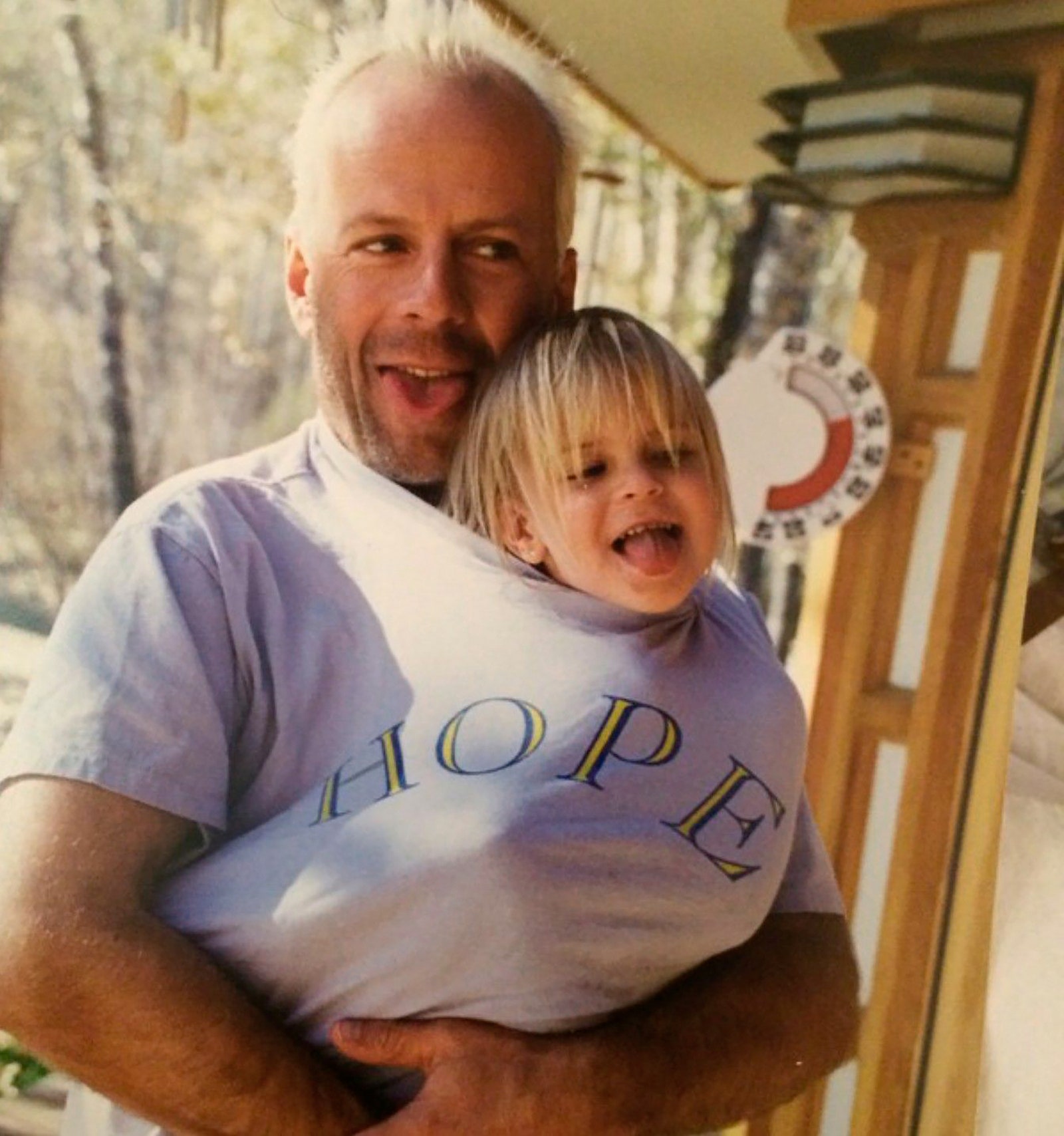 FATHERS DAY “He loved to enjoy the life hed made for himself.” Tallulah with her dad in the mid90s.