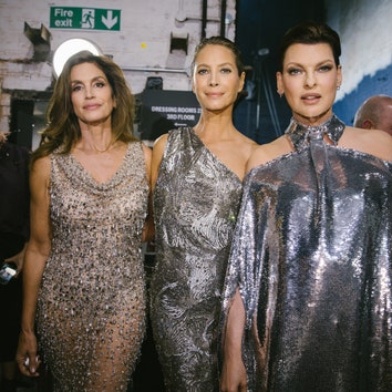 Cindy Crawford Dared to Wear a Sheer Dress on the Runway at Vogue World 2023