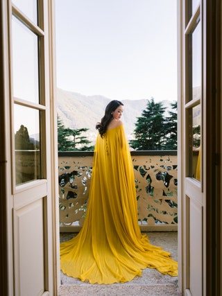 I wore a custom yellow gown by Yefta Gunawan an Indonesian designer whom I have admired for a very long time. The color...