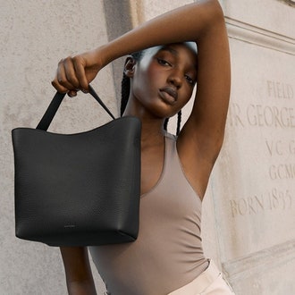 Introducing the New Bucket Bag&-Shop Sleek, Minimalist Takes on the Roomy Classic