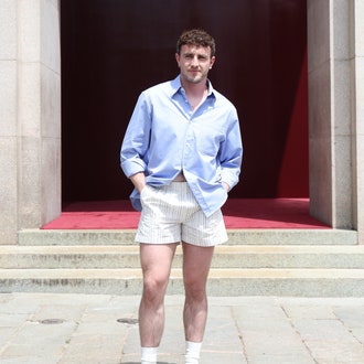 Paul Mescal Swaps Roman Armor For His Signature Short Shorts in Italy