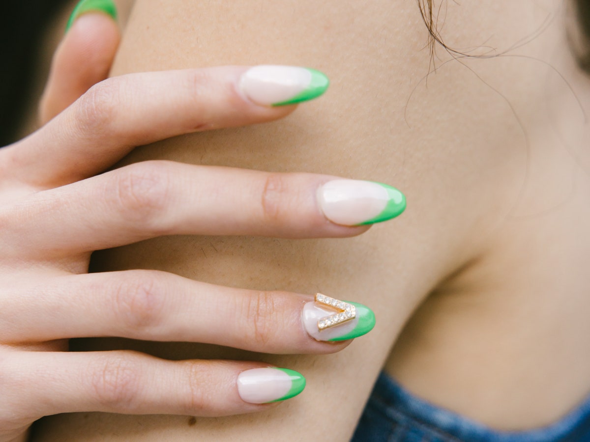 brat Green is the Mani Shade of The Moment