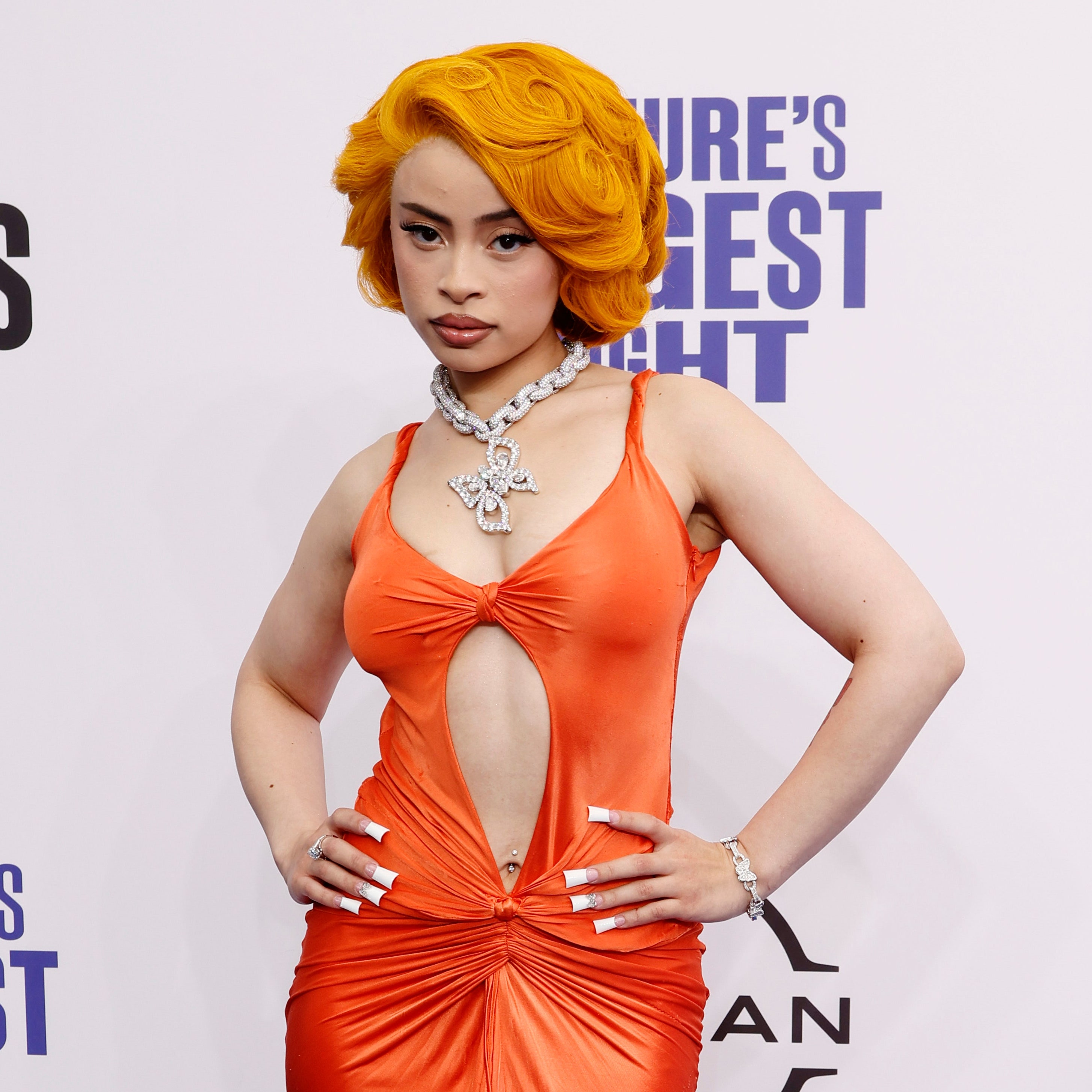 Ice Spice Brings a Vintage Runway Look to the BET Awards