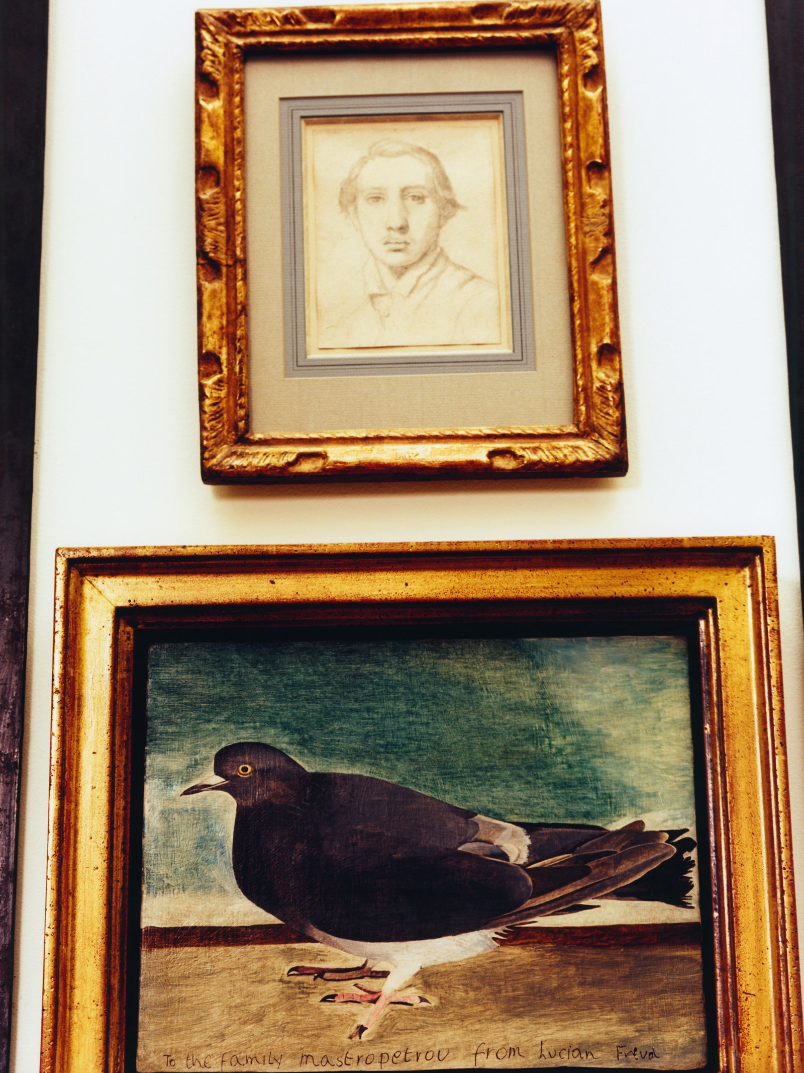 Image may contain Art Painting Adult Person Animal Bird Beak and Blackbird