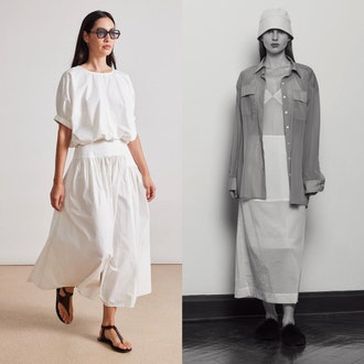 Easy, Breezy Summer Dressing Begins and Ends With a White Poplin Skirt