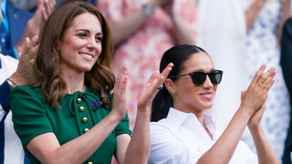 Image may contain Meghan Duchess of Sussex Accessories Glasses Applause Person Adult Jewelry Ring and Head